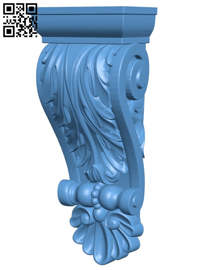 Top of the column T0004530 download free stl files 3d model for CNC wood carving