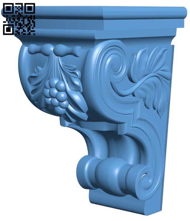 Top of the column T0004537 download free stl files 3d model for CNC wood carving