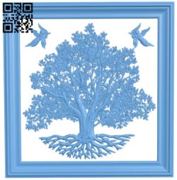 Tree of life style T0004499 download free stl files 3d model for CNC wood carving