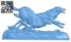 Two wolves T0004736 download free stl files 3d model for CNC wood carving