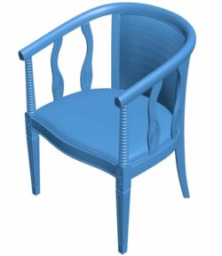 Armchair classic B009636 file stl free download 3D Model for CNC and 3d printer