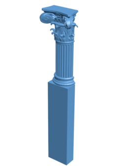 Column pattern T0004831 download free stl files 3d model for CNC wood carving