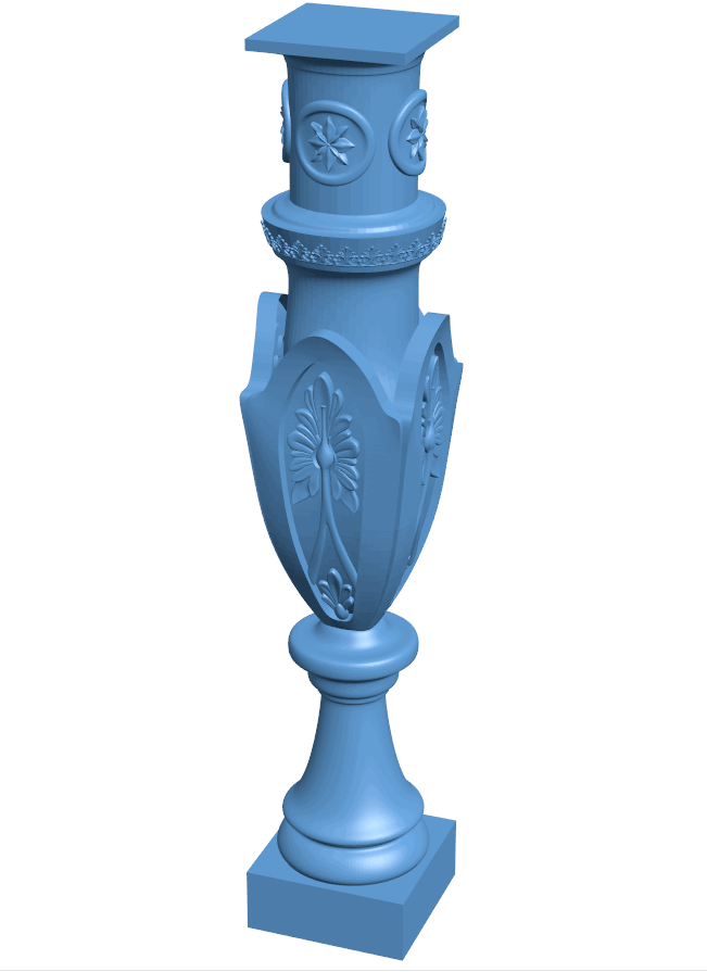Column pattern T0004910 download free stl files 3d model for CNC wood carving