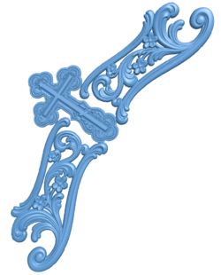 Cross pattern T0004990 download free stl files 3d model for CNC wood carving