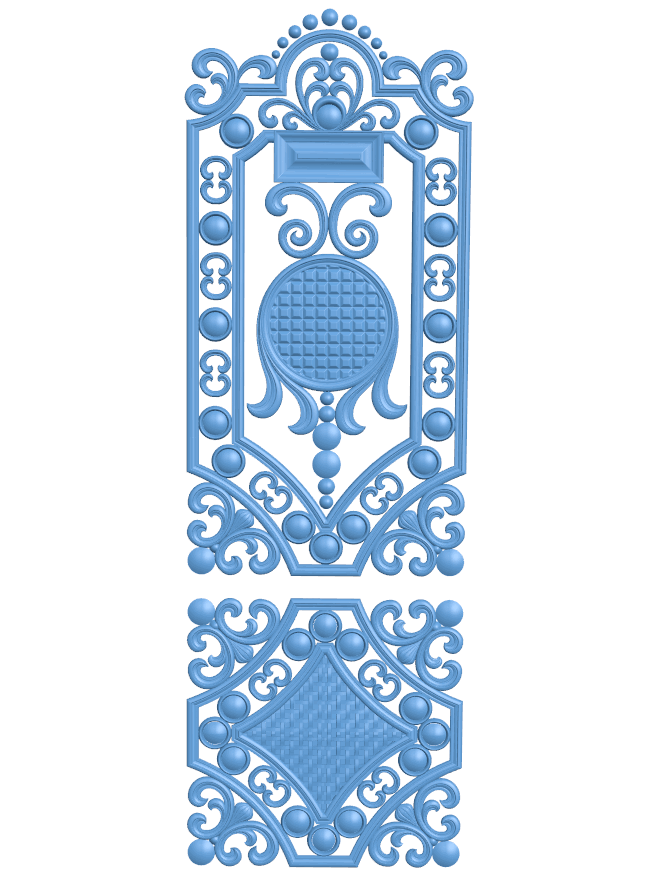 Door frame pattern T0005027 download free stl files 3d model for CNC wood carving