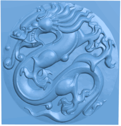 Dragon pattern T0005077 download free stl files 3d model for CNC wood carving
