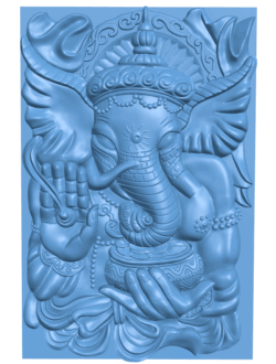 Elephant god T0005078 download free stl files 3d model for CNC wood carving
