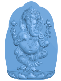 Elephant god T0005079 download free stl files 3d model for CNC wood carving