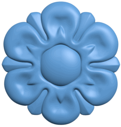 Flower pattern T0004742 download free stl files 3d model for CNC wood carving