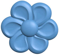 Flower pattern T0004744 download free stl files 3d model for CNC wood carving