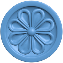 Flower pattern T0004745 download free stl files 3d model for CNC wood carving