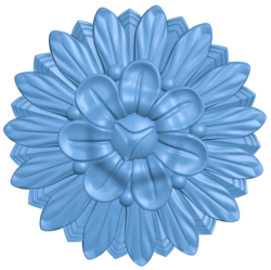 Flower pattern T0004788 download free stl files 3d model for CNC wood carving