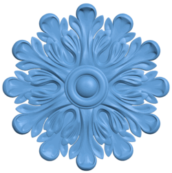 Flower pattern T0004870 download free stl files 3d model for CNC wood carving