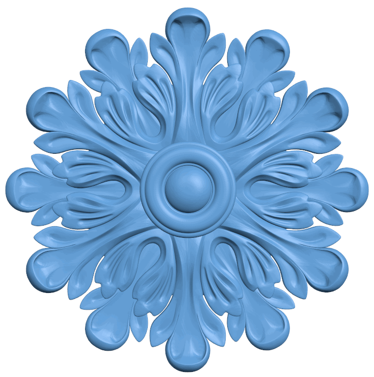 Flower pattern T0004870 download free stl files 3d model for CNC wood carving