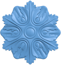 Flower pattern T0004871 download free stl files 3d model for CNC wood carving