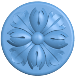 Flower pattern T0004949 download free stl files 3d model for CNC wood carving