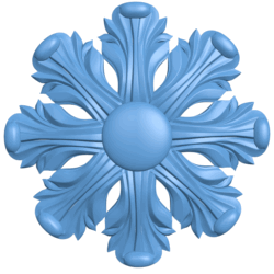 Flower pattern T0004953 download free stl files 3d model for CNC wood carving