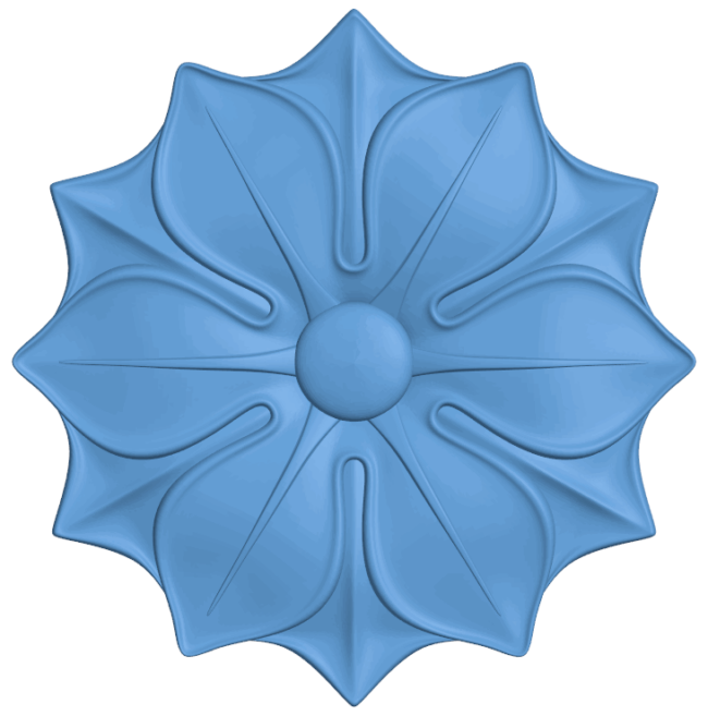 Flower pattern T0005263 download free stl files 3d model for CNC wood carving