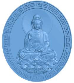 Guanyin T0005088 download free stl files 3d model for CNC wood carving
