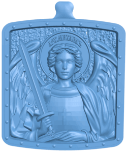Icon of Archangel Michael T0004955 download free stl files 3d model for CNC wood carving