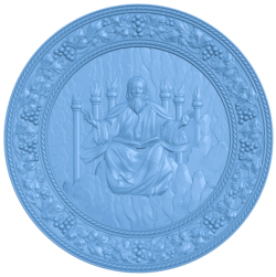 Icon of Jesus Christ T0005273 download free stl files 3d model for CNC wood carving