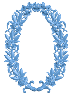 Mirror frame pattern T0005317 download free stl files 3d model for CNC wood carving