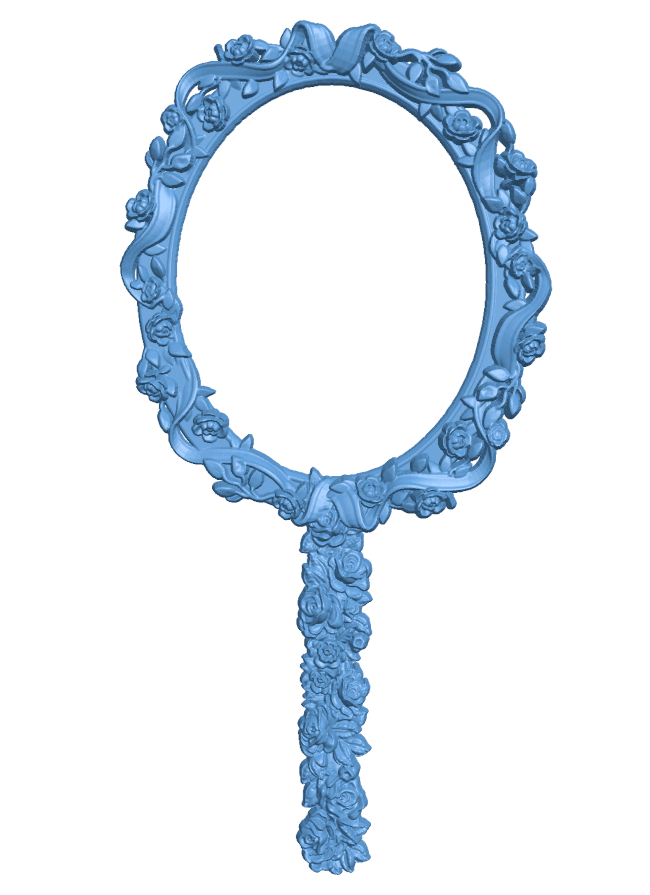 Mirror frame pattern T0005321 download free stl files 3d model for CNC wood carving