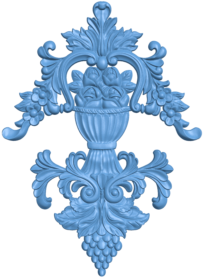 Pattern decor design T0005095 download free stl files 3d model for CNC wood carving