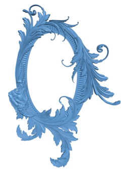 Picture frame or mirror T0005132 download free stl files 3d model for CNC wood carving