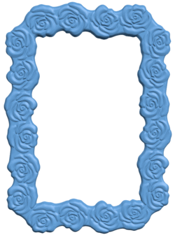 Picture frame or mirror T0005329 download free stl files 3d model for CNC wood carving