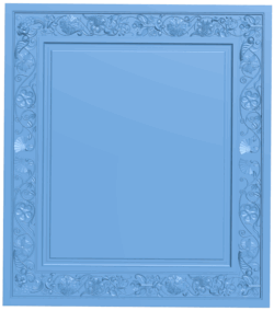 Picture frame or mirror T0005330 download free stl files 3d model for CNC wood carving