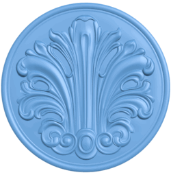 Round pattern T0004885 download free stl files 3d model for CNC wood carving