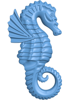 Seahorses T0004805 download free stl files 3d model for CNC wood carving