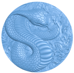 Snake painting T0005334 download free stl files 3d model for CNC wood carving