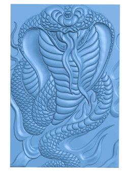 Snake painting T0005336 download free stl files 3d model for CNC wood carving