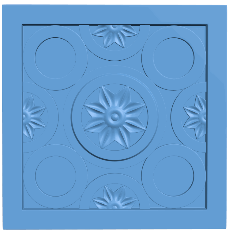 Square pattern T0004808 download free stl files 3d model for CNC wood carving