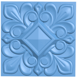 Square pattern T0004890 download free stl files 3d model for CNC wood carving