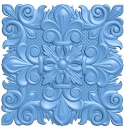 Square pattern T0005039 download free stl files 3d model for CNC wood carving