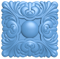 Square pattern T0005041 download free stl files 3d model for CNC wood carving