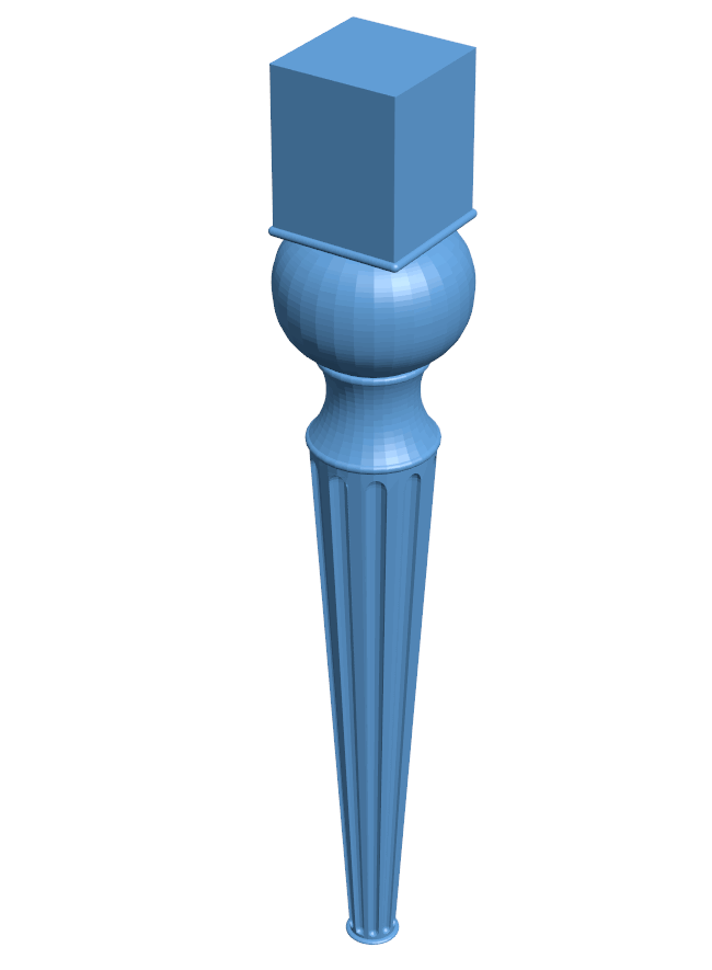 Table legs and chairs T0005162 download free stl files 3d model for CNC wood carving