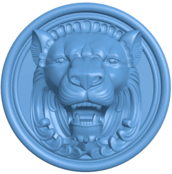Tiger head pattern T0004815 download free stl files 3d model for CNC wood carving