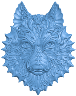 Wolf T0004820 download free stl files 3d model for CNC wood carving