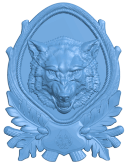 Wolf pattern T0005020 download free stl files 3d model for CNC wood carving