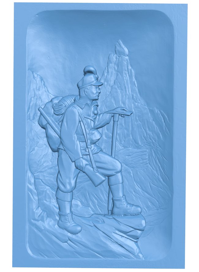 Adventurer T0005861 download free stl files 3d model for CNC wood carving