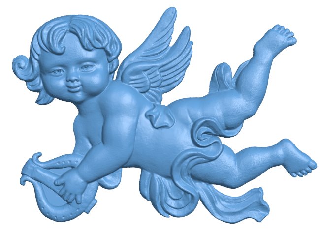 Angel T0005901 download free stl files 3d model for CNC wood carving