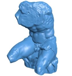 Belvedere Torso – Famous statue B009759 file Obj or Stl free download 3D Model for CNC and 3d printer