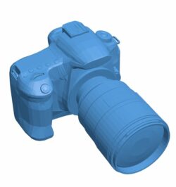 Camera Canon EOS 60D EF B009670 file obj free download 3D Model for CNC and 3d printer