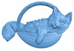 Cat T0005702 download free stl files 3d model for CNC wood carving