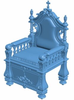 Chair T0005624 download free stl files 3d model for CNC wood carving