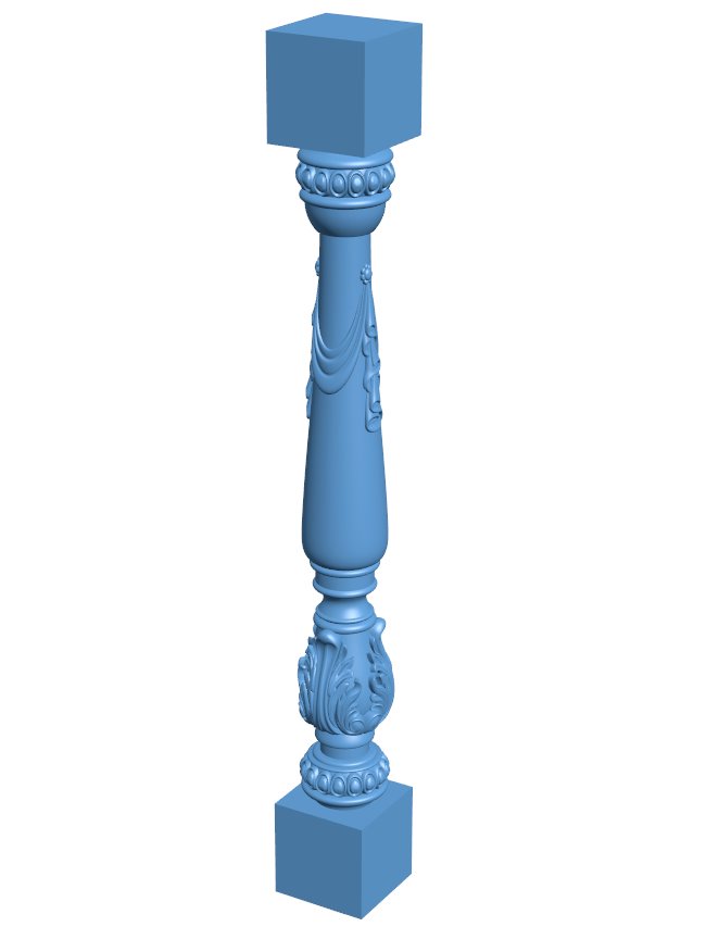 Column pattern T0005868 download free stl files 3d model for CNC wood carving